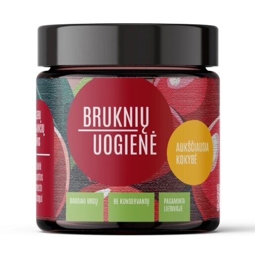 Bruknių uogienė, Gerų minčių ūkis 220 g