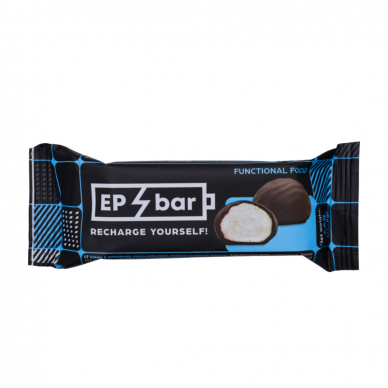 Baltyminiai rutuliukai juodajame šokolade, EPbar 66 g