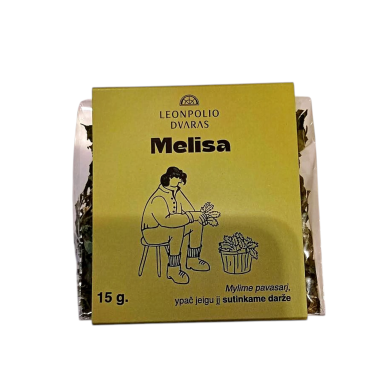 Džiovinta melisa LEONPOLIO DVARAS, 15 g