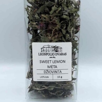 Džiovinta "Sweet Lemon" mėta, 15 g