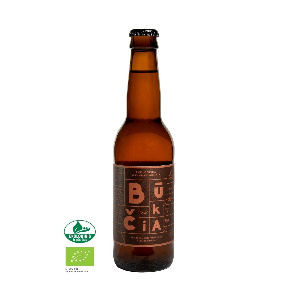 EKO Kombučia Gryna, BūkČia 330 ml.* EKO Kombučia Gryna, BūkČia 330 ml.*