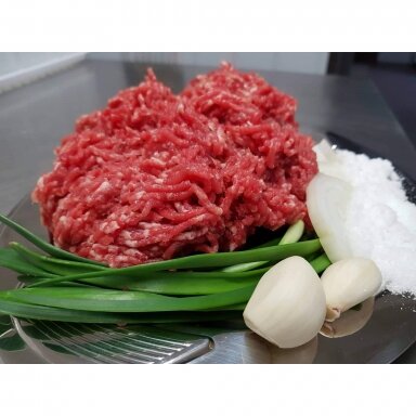 EKO Brandintos Jautienos smulkinta mėsa (faršas), Nikola apie 400 gr.* EKO Brandintos Jautienos smulkinta mėsa (faršas), Nikola apie 400 gr.*