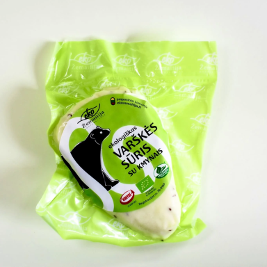 EKO Varškės sūris su kmynais 250 g, EKO Žemaitija*