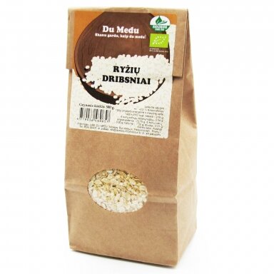 Ekologiški ryžių dribsniai, Du Medu 500 gr.*