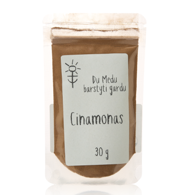 Ekologiškas cinamonas 30 g, Du Medu* Ekologiškas cinamonas 30 g, Du Medu*