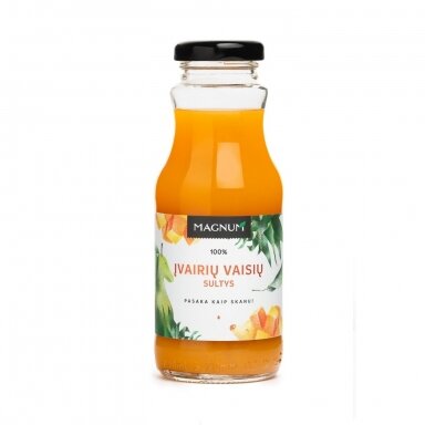 Įvairių vaisių sultys Magnum, 250 ml.