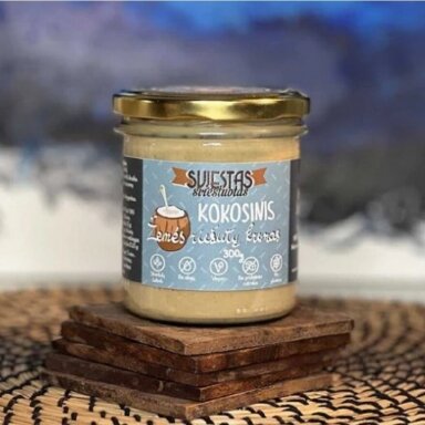 Kokosinis žemės riešutų kremas, SVIESTAS SVIESTUOTAS, 300 g