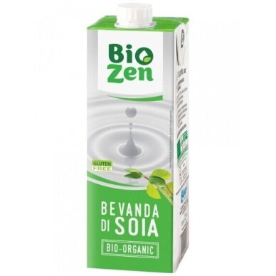 Begliutenis sojų gėrimas BioZen, 1l Begliutenis sojų gėrimas BioZen, 1l