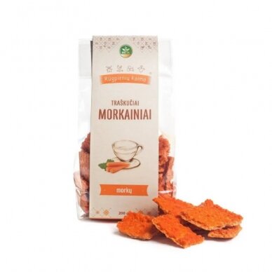Morkų traškučiai MORKAINIAI, 200 g MĖTA Morkų traškučiai MORKAINIAI, 200 g MĖTA