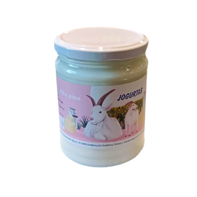 Ožkos pieno jogurtas 500 ml, "Ožkų pieva" Ožkos pieno jogurtas 500 ml, "Ožkų pieva"