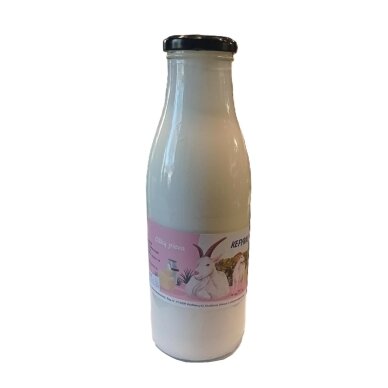 Ožkos pieno Kefyras 750 ml, "Ožkų pieva" Ožkos pieno Kefyras 750 ml, "Ožkų pieva"