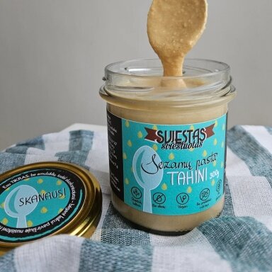 Sezamų pasta TAHINI, SVIESTAS SVIESTUOTAS, 300 g