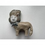 Rankų darbo keramikos dirbinys liūtukas "Leopoldas"
