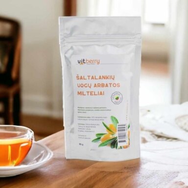 Šaltalankių uogų arbatos milteliai, Vitberry 80 g