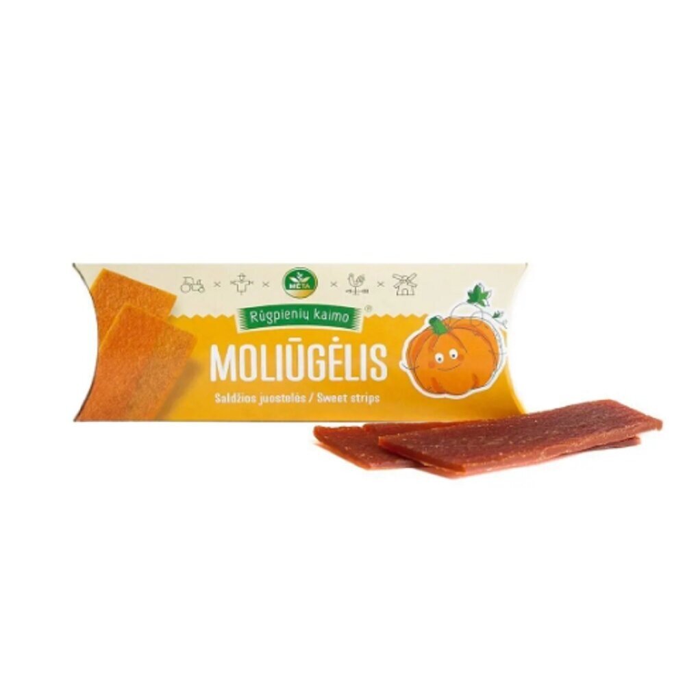 „Moliūgėlis“ saldžios juostelės, 45 g MĖTA „Moliūgėlis“ saldžios juostelės, 45 g MĖTA