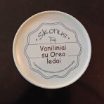 Vaniliniai ledai su Oreo sausainiais, "Skonus" 120 ml
